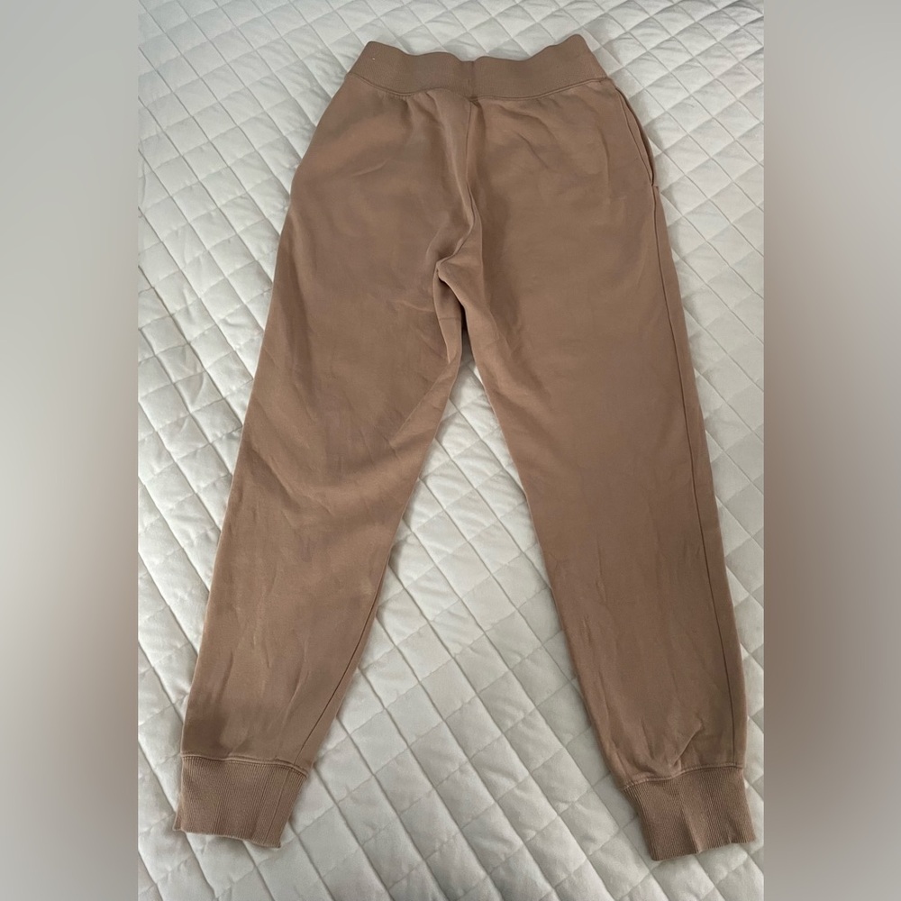 Women’s Nike Pheonix Beige Sweatpants - Picture 3 of 4